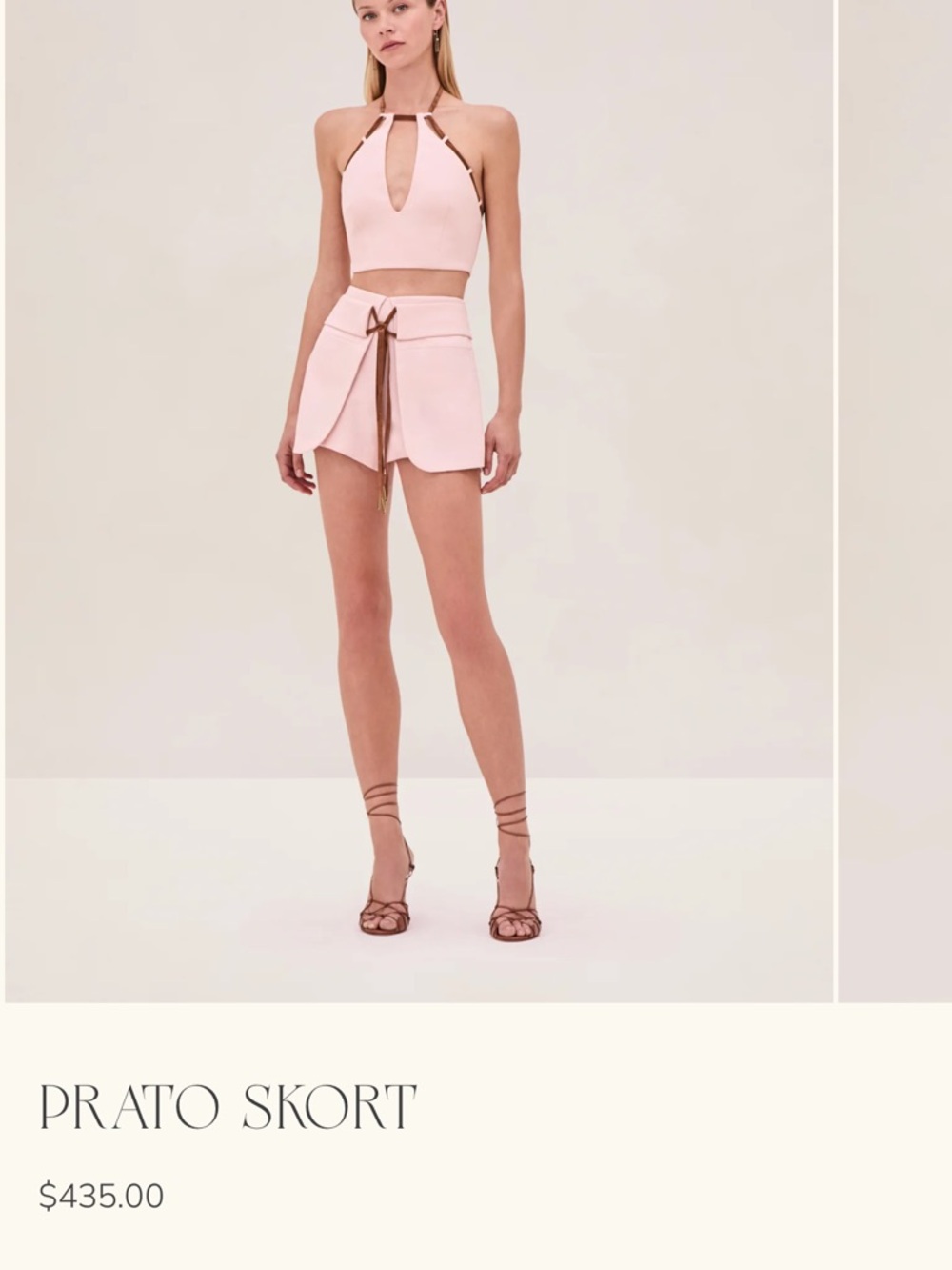 Prato Skort and Saya Top SET